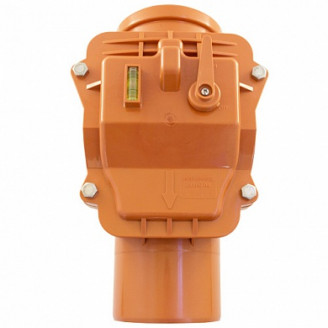 Клапан 110 обратный канализационный воздушный раструбный полипропиленовый для ПВХ и ПП труб