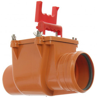 Клапан 160 обратный канализационный воздушный раструбный полипропиленовый для ПВХ и ПП труб